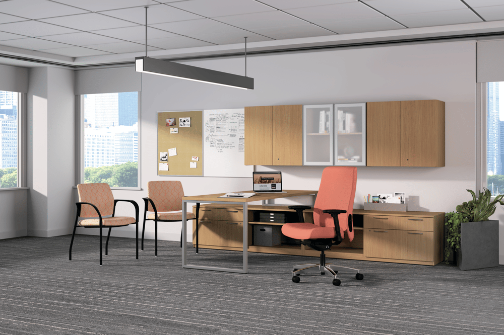 HON Endorse task chair in coral
