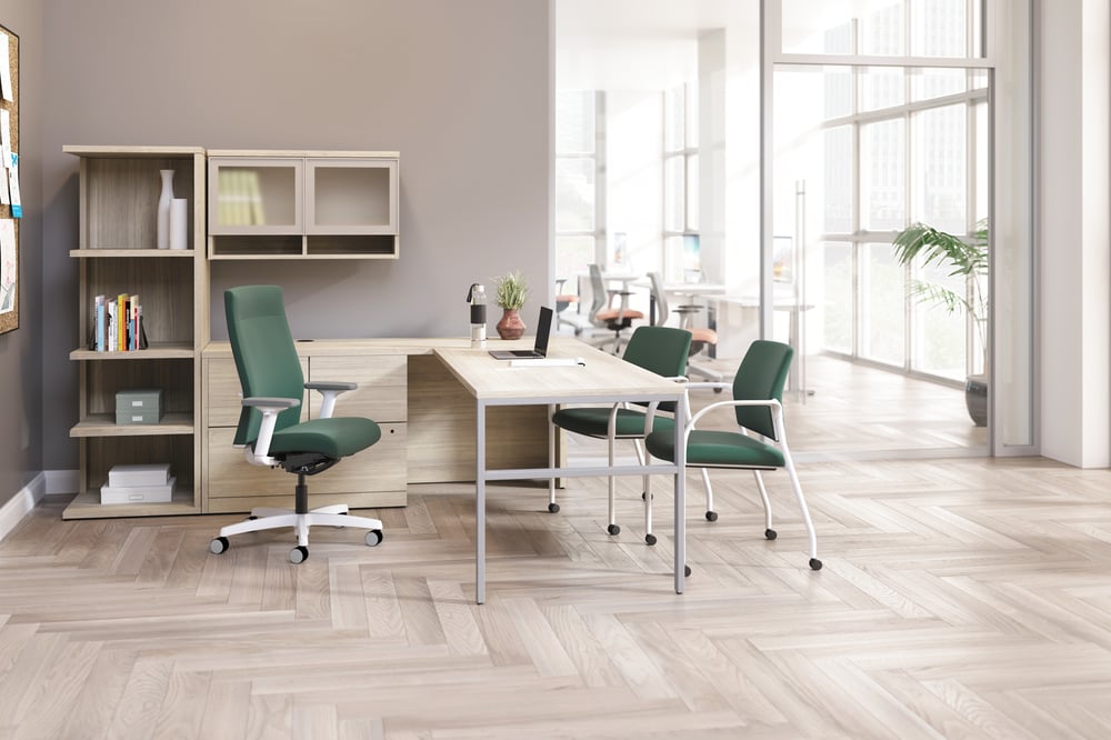HON Ignition task chair and table chairs