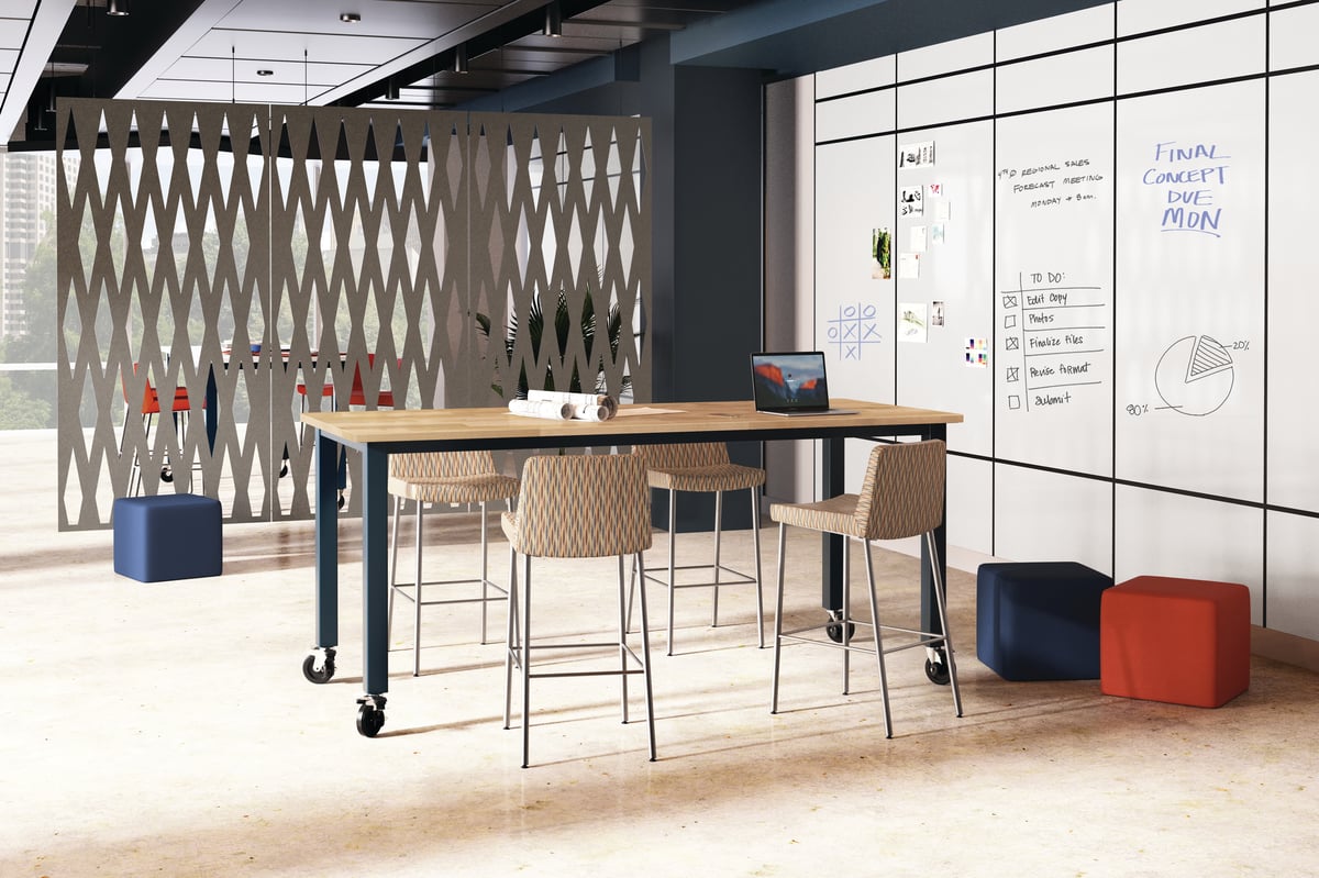HON Preside stool height table