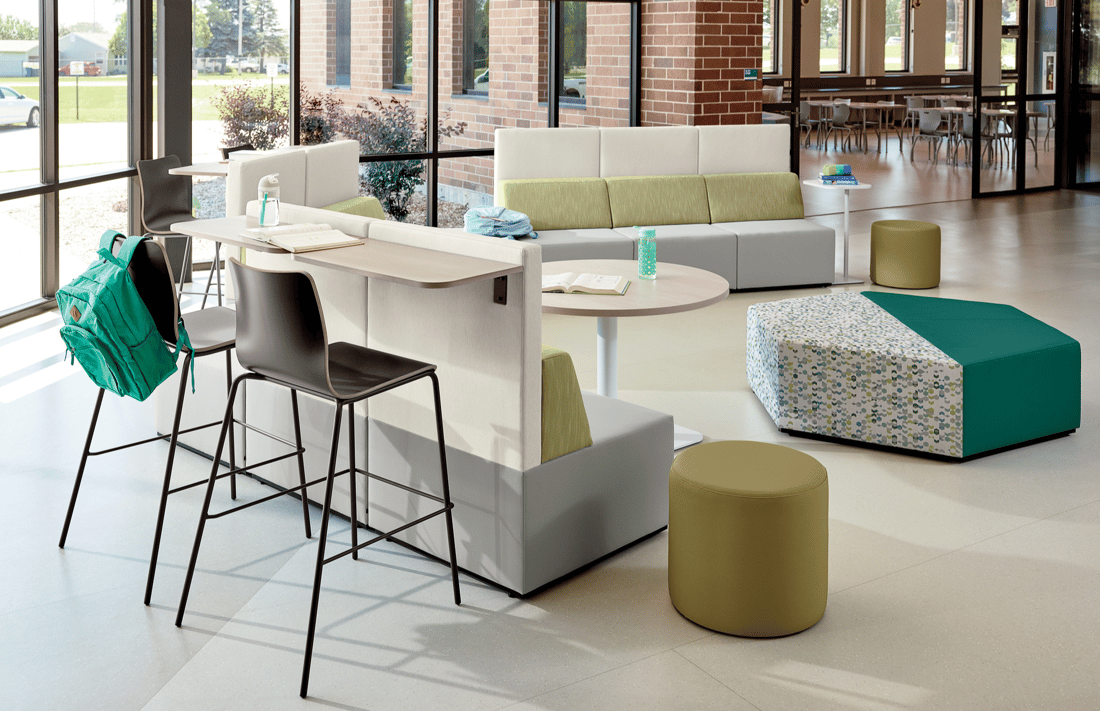 HON Tangram bench seating 