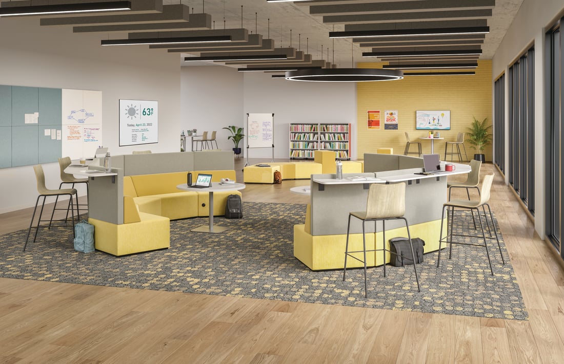 HON Tangram bench seating 