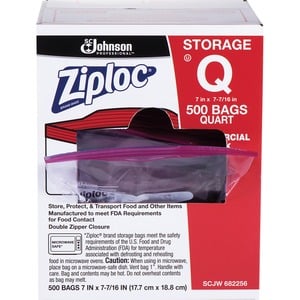 ziploc quart bags