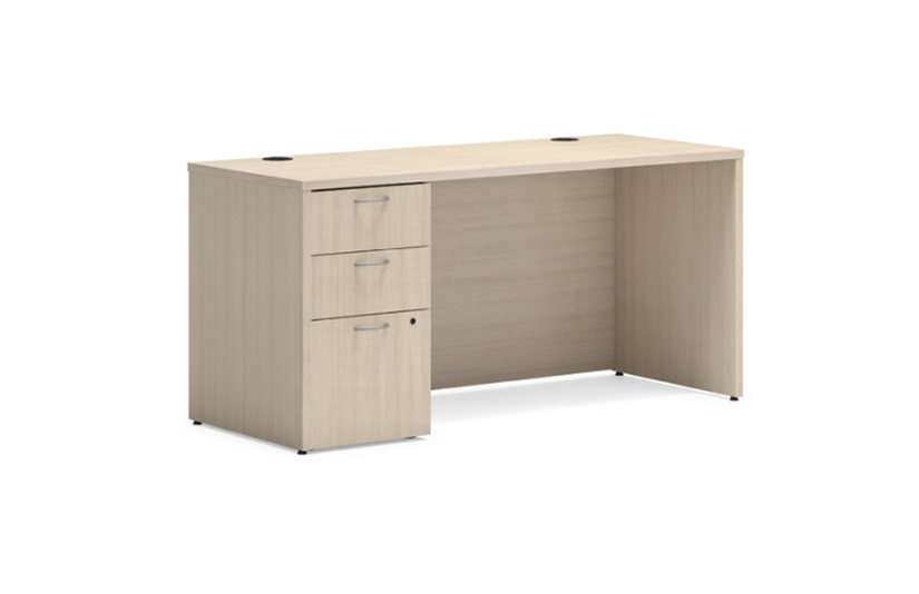 60 inch w Single Pedistal Desk