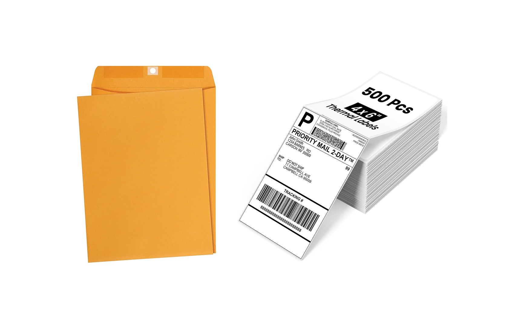 Envelopes and Shipping Labels-2