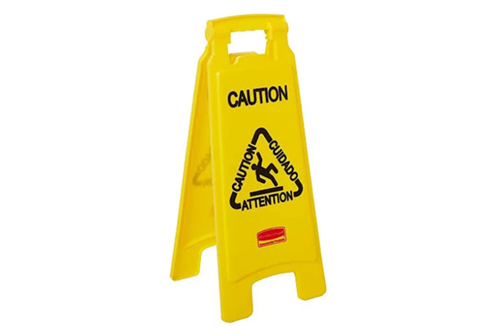 Mops, Buckets, and Wet Floor Signs