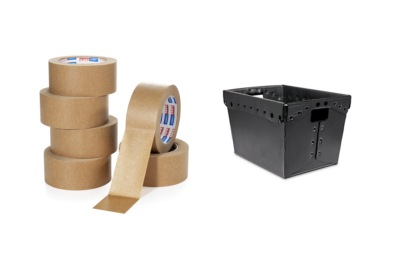 Packing Tape and Mail Bins-2
