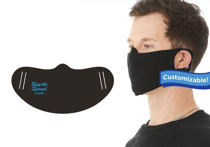 man wearing customizable mask